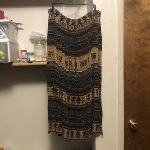 Boho skirt (w/little bells on the tie string)